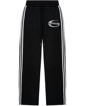 GODMADE Imperial Side-Stripe Track Trousers - Black
