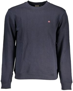 Napapijri Logo-Patch Sweatshirt - Blue