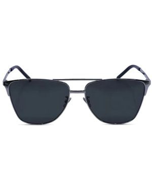 Saint Laurent Square-Frame Sunglasses - Blue