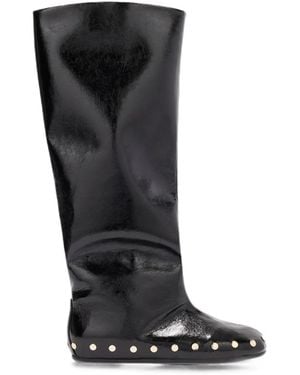 Ganni Jenny High Boots - Black