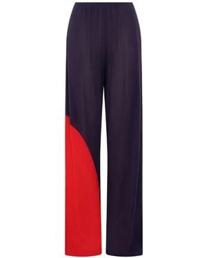 Paris Georgia Basics Two-Tone Pants - Red