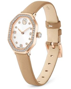 Swarovski Dextera Crystal-Embellished Octagon-Face 30Mm Watch - Metallic