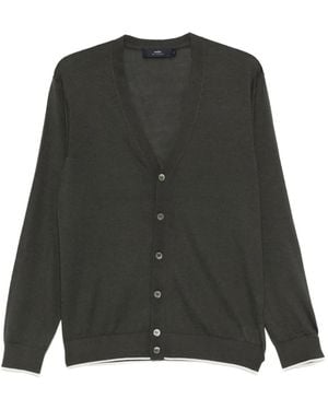 arch4 Mr Cruickshank Buttoned Cardigan - Green