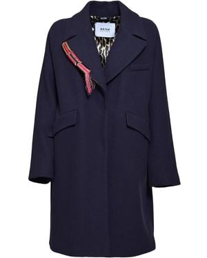 Bazar Deluxe Virgin-Wool Coat - Blue