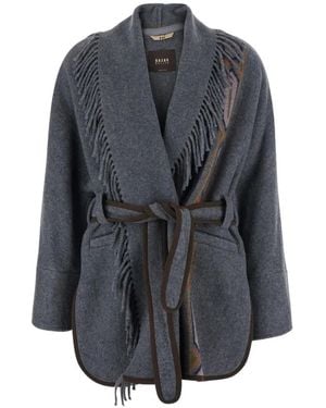 Bazar Deluxe Cardigan Mit Fransen - Grau