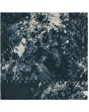 Roberto Cavalli Silk scarf - Blau