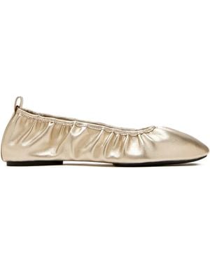 St. Agni Ballerines À Fronces - Natural