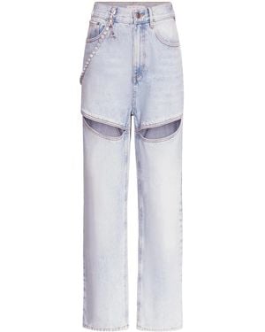 Area Slit Jeans - White