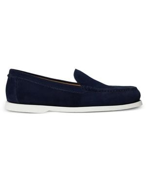 Polo Ralph Lauren Merton Suede Venetian Loafers - Blue