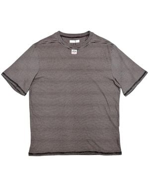 Commission T-Shirt A Righe - Grigio