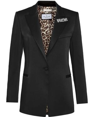 Philipp Plein ロゴ ジャケット - ブラック