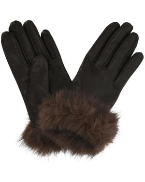 Orciani Leather Gloves - Black
