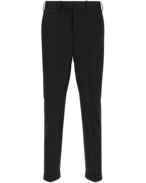 PT Torino Master Tailored Trousers - Black