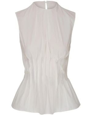 KHAITE Westin Silk Top - Women's - Silk - White
