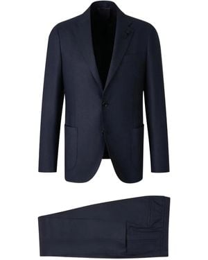 Lardini Anzug mit Kordelzug - Blau
