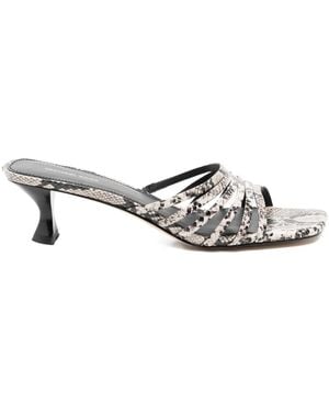 Michael Kors 50 Mm Haisley Sandalen - Wit