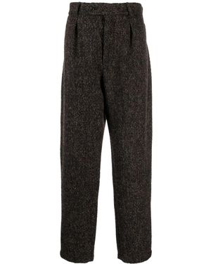 Engineered Garments Pantalones de tweed Carlyle - Negro