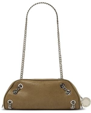 Stella McCartney Sac Porté Épaule Falabella À Sequins - Neutre