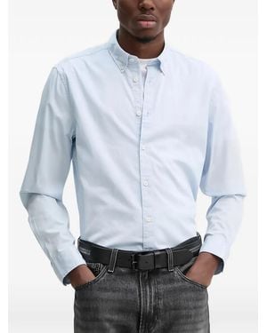Marc O' Polo Buttoned Long-Sleeve Shirt - Blue