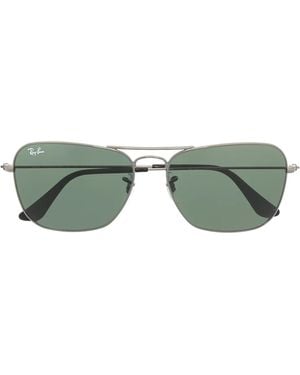 Ray-Ban Rectangle-Frame Sunglasses - Green