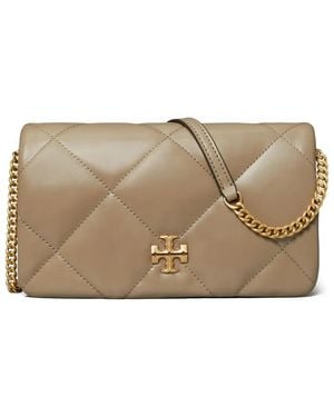 Tory Burch Mini Borsa Kira Diamond - Neutro