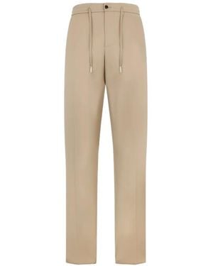 Billionaire Drawstring-Waistband Trousers - Natural