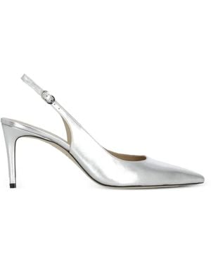 Stuart Weitzman Spitze Stuart Power 75 Slingback-Pumps - Weiß