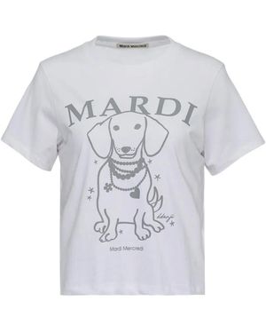 MARDI MERCREDI Graphic-Print Slim-Fit T-Shirt - White