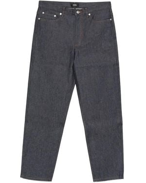 A.P.C. Vaqueros Con Cierre Oculto - Gris