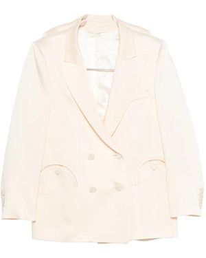 Blazé Milano Doppelreihiges Sakko - Weiß