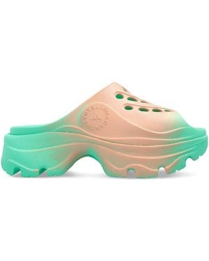 adidas By Stella McCartney Two-Tone Clogs - Green