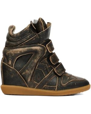 Isabel Marant Baskets Bekett En Cuir - Noir