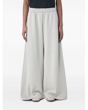 Lacoste Runaway Wide-Leg Track Pants - Gray