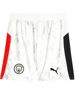 PUMA Stadium Manchester City Soccer Shorts - Wit
