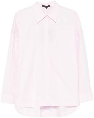 Tibi Camisa Gabe Oversize - Blanco