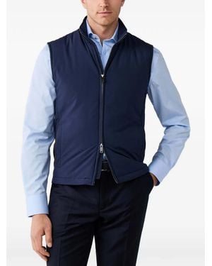 Hackett Chaleco Windsor A Paneles - Azul