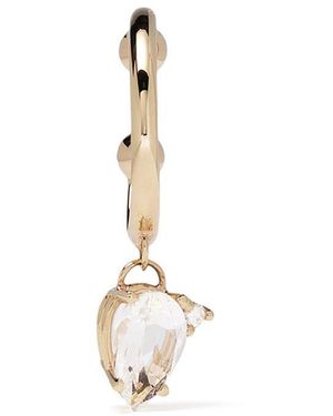 Mizuki 14Kt Sea Of Beauty Diamond And Topaz Single Earcuff - Multicolor