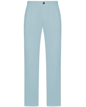 Incotex Pantalon De Costume À Plis - Blue