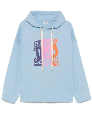 Sandro Sudadera Surf Logo con capucha - Azul