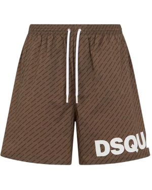 DSquared² Swim Boxers - Brown