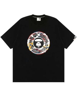Aape By A Bathing Ape Aape Graphic T-Shirt - Black