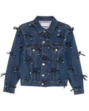 Viktor & Rolf Chaqueta Vaquera Con Detalle De Lazo - Azul