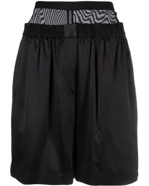 Alexander Wang Gelaagde Shorts - Zwart