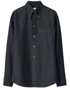 Lemaire Button-Down Shirt - Blue