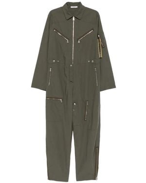Fendi Parachute Canvas Jumpsuit - Green