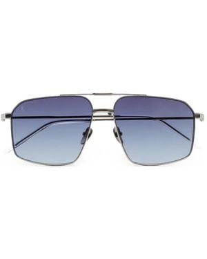 Kaleos Eyehunters Donnelly Pilot-Frame Sunglasses - Blue