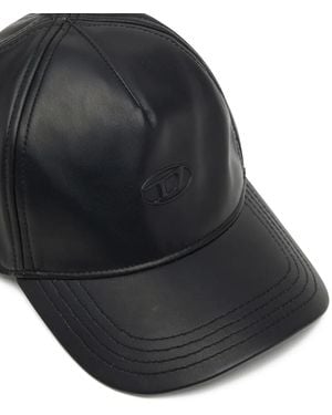 DIESEL Cappello Da Baseball Goffrato - Nero