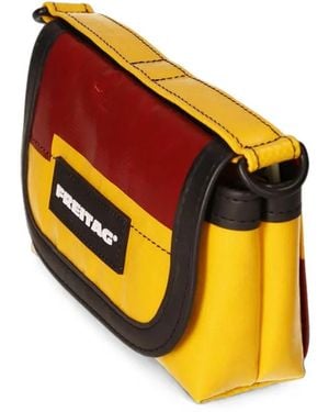 Freitag Logo-Patch Messenger Bag - Orange
