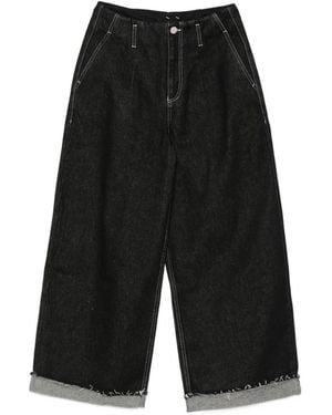 Damson Madder Vaqueros Holgados Pacal - Negro