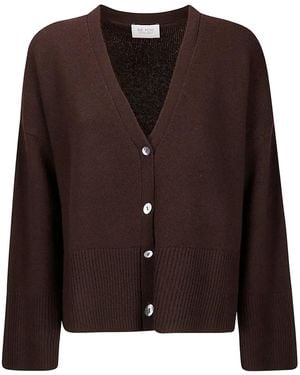 Be You Buttoned V-Neck Cardigan - Brown